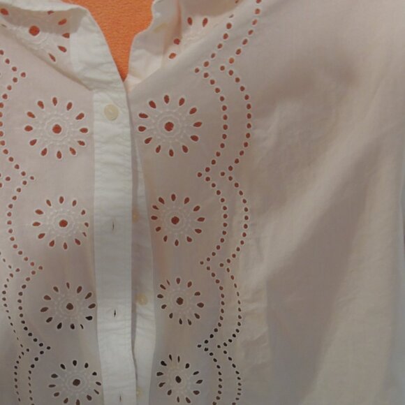 Gap white cotton blouse - Picture 2 of 4